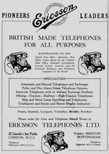 ericssons advert