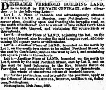 Hawkes land sale