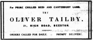 Tailby advert