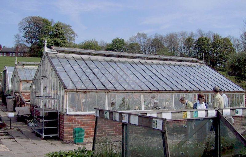 Greenhouses at Tissington